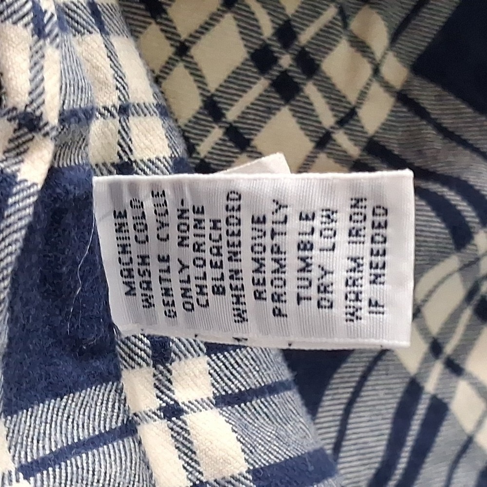 Ralph Lauren Shirt Mens XL Blue White Plaid Long Sleeve Button Down Classic - Picture 7 of 10